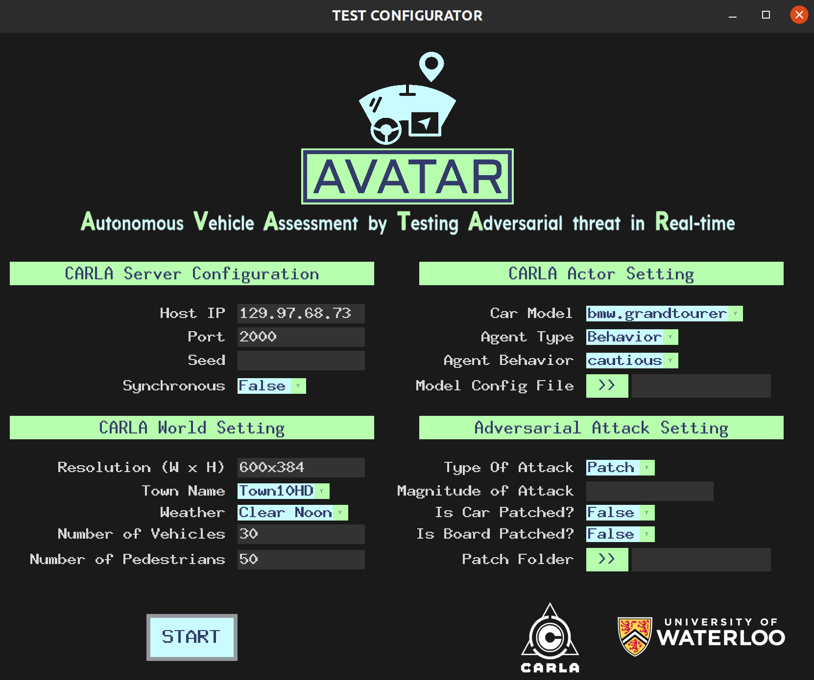 AVATAR GUI